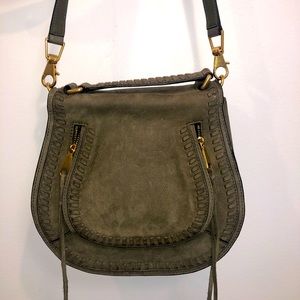 Rebecca Minkoff Faux Olive Green Crossbody Bag